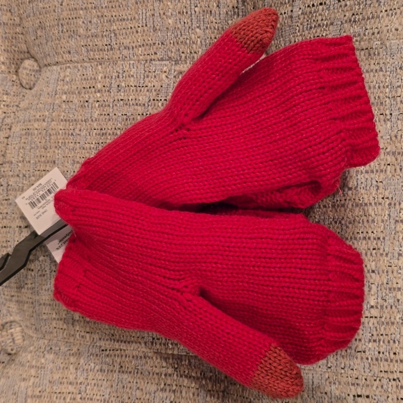 SONOMA BRAND WOMEN'S PINK FLIP TOP WARM WINTER GLOVES ONE SIZE FITS MOST - Picture 3 of 7